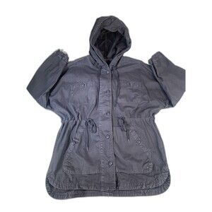 American Eagle Jacket Womens Medium Gray AE 177 Military Field Utility Gorpcore